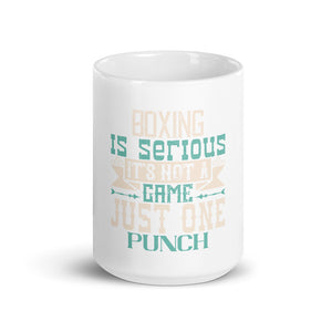 Boxing is serious. It's not a game. Just one punch